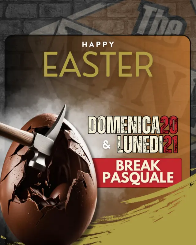 🥚✨ 𝗧𝗵𝗲 𝗠𝗶𝗻𝗲 𝘀𝗶 𝗽𝗿𝗲𝗻𝗱𝗲 𝘂𝗻𝗮 𝗽𝗮𝘂𝘀𝗮…
 Domenica 20 e lunedì 21 aprile The Mine resterà chiuso per una breve pausa pasquale.
 Ci prendiamo un momento per ricaricare le energie… e magari assaggiare un po’ di cioccolato anche noi! 🍫😉
🐣 𝗕𝘂𝗼𝗻𝗮 𝗣𝗮𝘀𝗾𝘂𝗮 𝗮 𝘁𝘂𝘁𝘁𝗶 𝘃𝗼𝗶, 𝗽𝗶𝗲𝗻𝗮 𝗱𝗶 𝗰𝗼𝘀𝗲 𝗯𝘂𝗼𝗻𝗲, 𝘀𝗼𝗿𝗿𝗶𝘀𝗶 𝗲 𝗿𝗲𝗹𝗮𝘅!
 Ci rivediamo carichi e pronti a spaccare! 💥

#TheMine #BuonaPasqua #Pasqua2025 #MinersInPausa #CiVediamoPresto